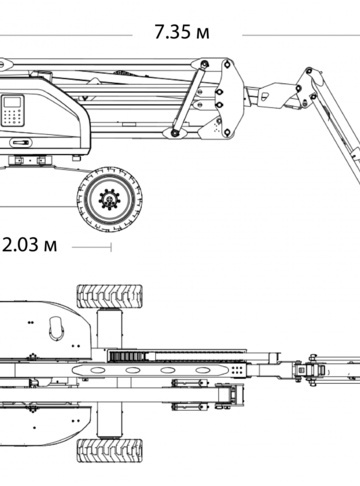  - диаграмма рабочей зоны